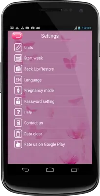 Woman Calendar android App screenshot 3